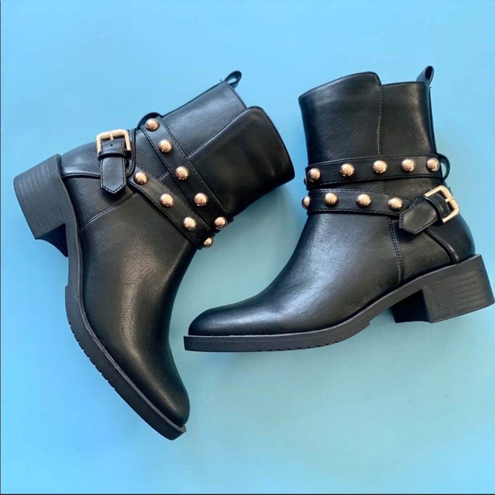 Black & Gold Boots